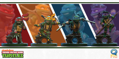 TMNT Revealed - Check Out All Four New Turtle Q-Figs!