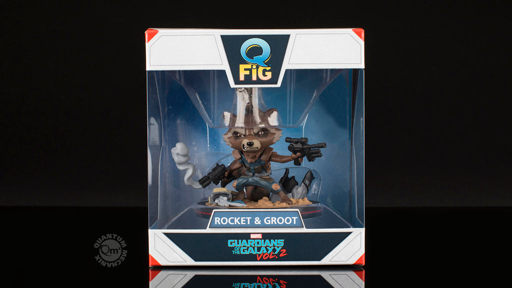 Rocket & Groot Q-Fig Diorama
