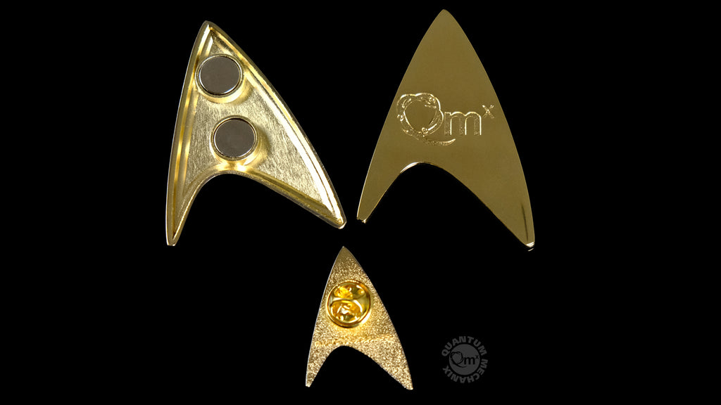 Quantum Mechanix Star Trek Discovery Black Badge & Pin Replica Set : Target