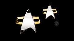 Photo of Star Trek: Voyager Communicator Badge and Pin Set