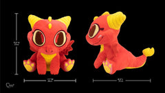 Thumbnail of PREORDER Dante the Fire Dragon Qreatures Plush