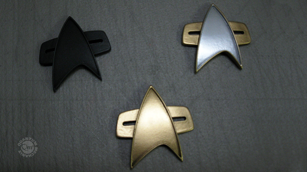 Star Trek: Voyager badge prototypes